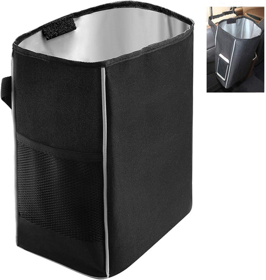 Car Trash Can, Car Garbage Can, Car Trash Bag, 2.2 Gallons Black Hanging Waterproof Leakproof Thicken, Collecting Car Trash and Sorting Items for Your Car, Truck and SUV