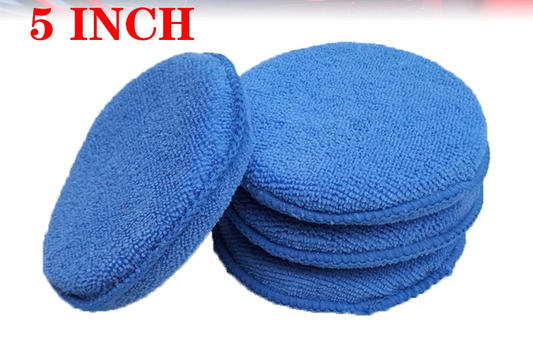 1/5/10Pcs Microfiber Car Polish And Wax Applicator Pad