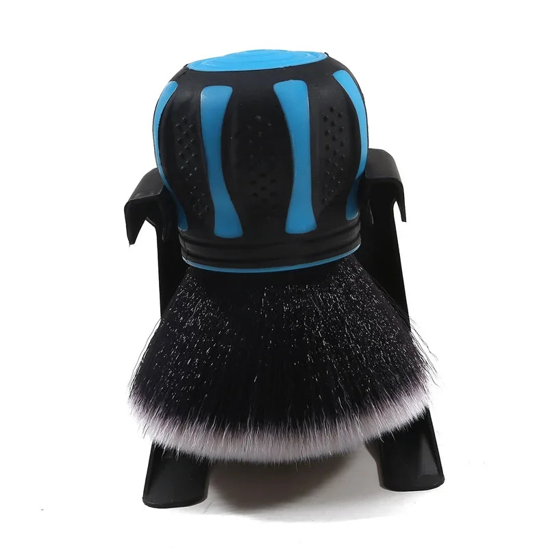 Car Detailing Brushes With Storage Rack