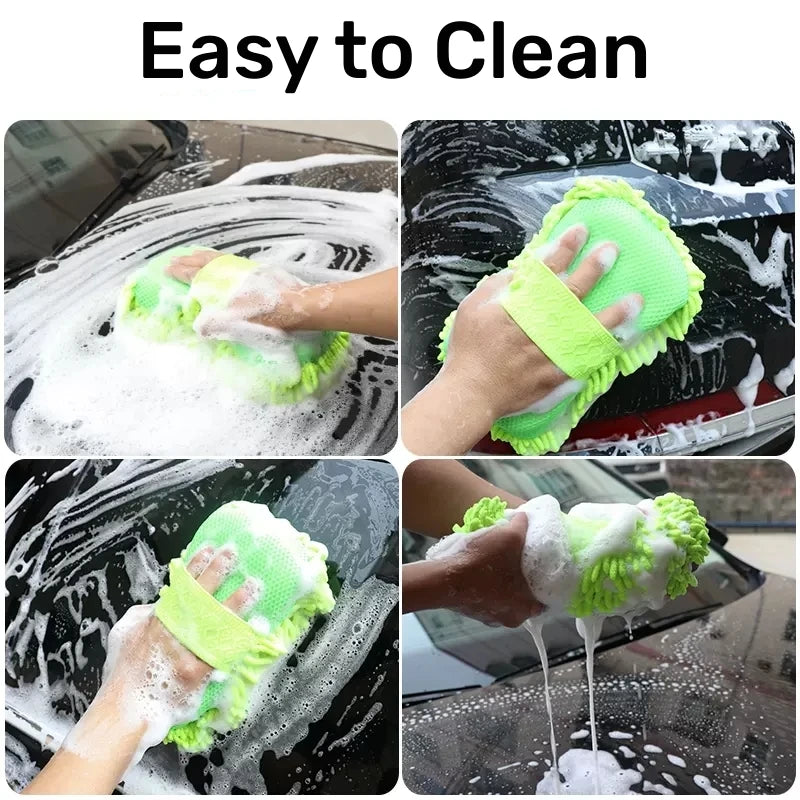 Microfibre Noodle Wash Mitt
