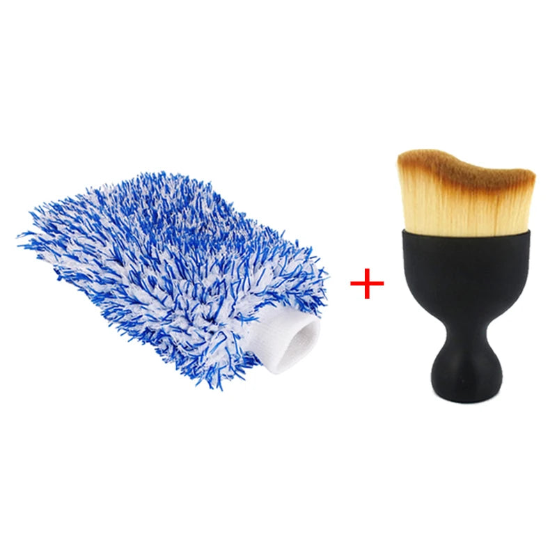 Plush Car Wash Mitt Microfiber