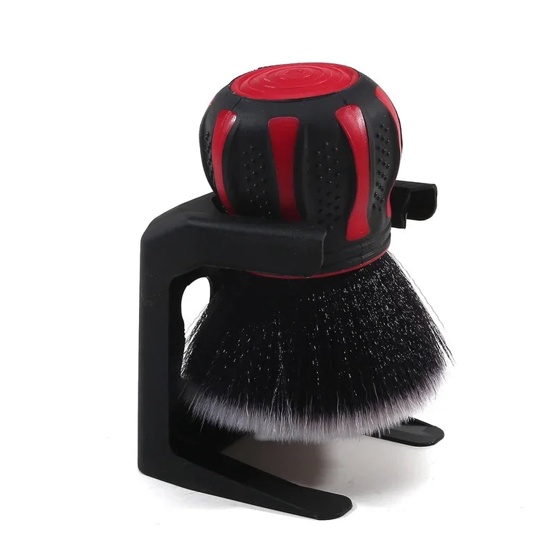 Car Detailing Brushes With Storage Rack