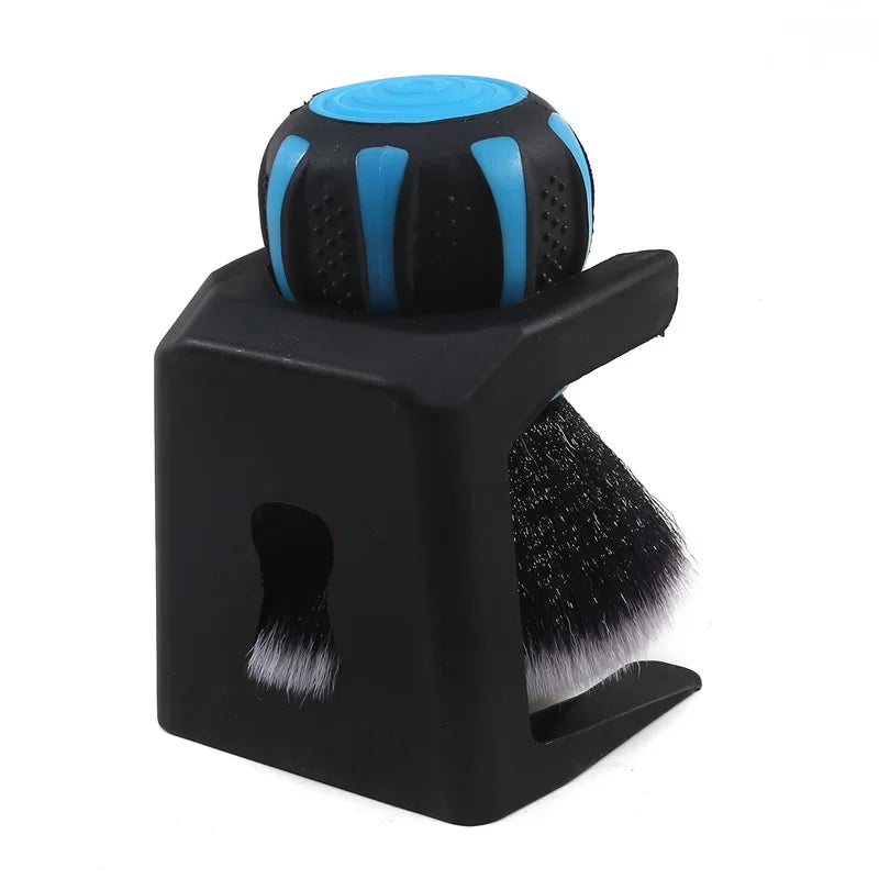 Car Detailing Brushes With Storage Rack