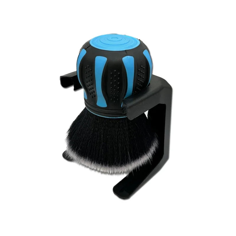 Car Detailing Brushes With Storage Rack