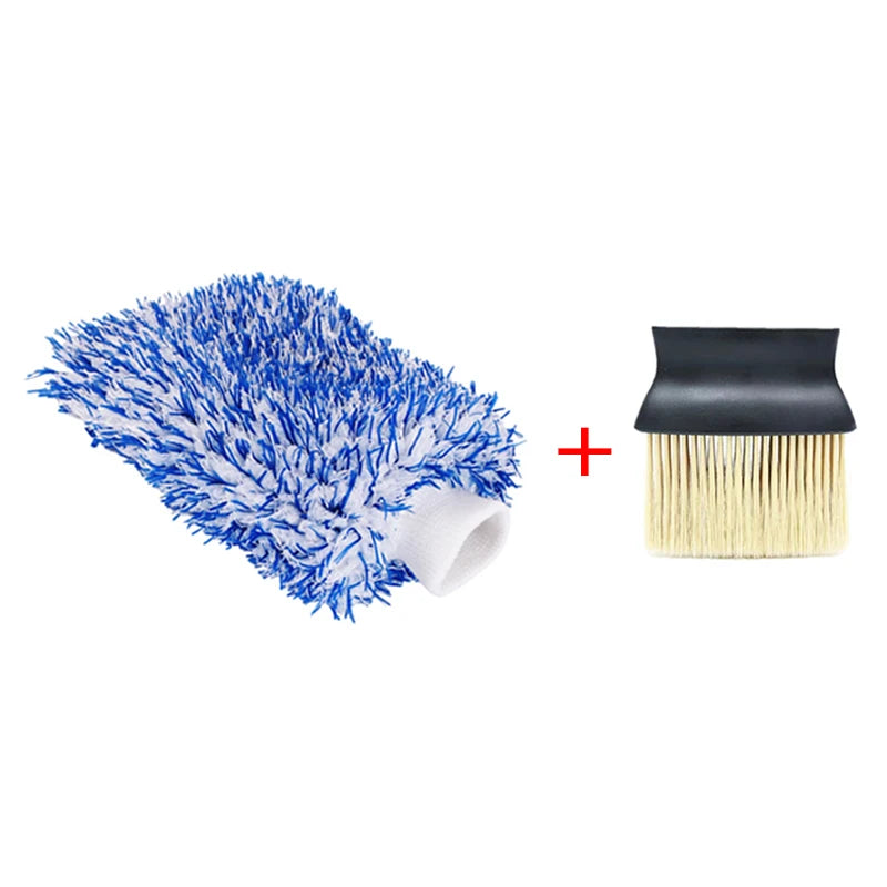 Plush Car Wash Mitt Microfiber