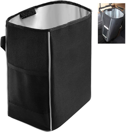 Car Trash Can, Car Garbage Can, Car Trash Bag, 2.2 Gallons Black Hanging Waterproof Leakproof Thicken, Collecting Car Trash and Sorting Items for Your Car, Truck and SUV