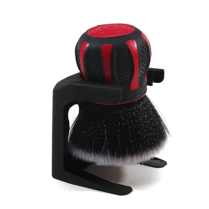 Car Detailing Brushes With Storage Rack